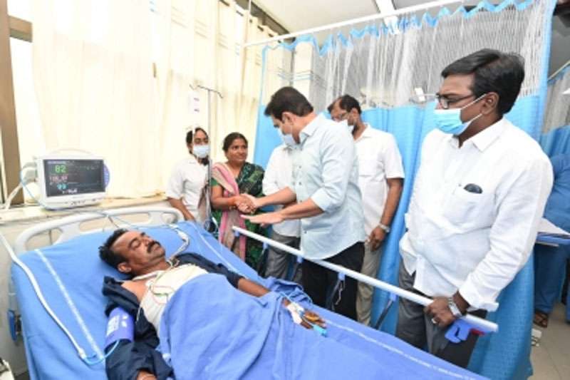 KTR NIMS1 Police to probe conspiracy angle behind fire during BRS meet