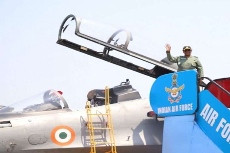 MURMU FIGHTER PLANE 2 President Murmu takes historic sortie in Sukhoi 30 MKI fighter aircraft in Assam