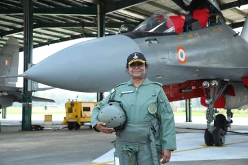 MURMU FIGHTER PLANE 3 1 President Murmu takes historic sortie in Sukhoi 30 MKI fighter aircraft in Assam