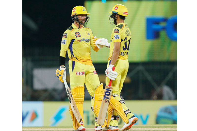 Chennai Super Kings (CSK) openers Ruturaj Gaikwad and Devon Conway gave a solid start to CSK (Photo UNI)