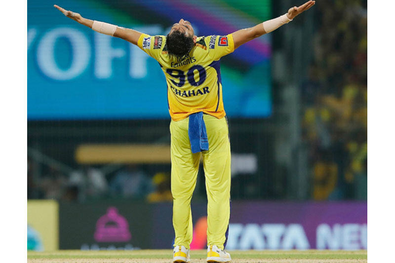Chahar takes early wicket of W Saha 