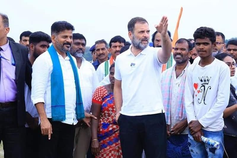 KALWAKURTHY RAHUL GANDHI Rahul Gandhi mocks BJP over its promise of backward class CM in Telangana