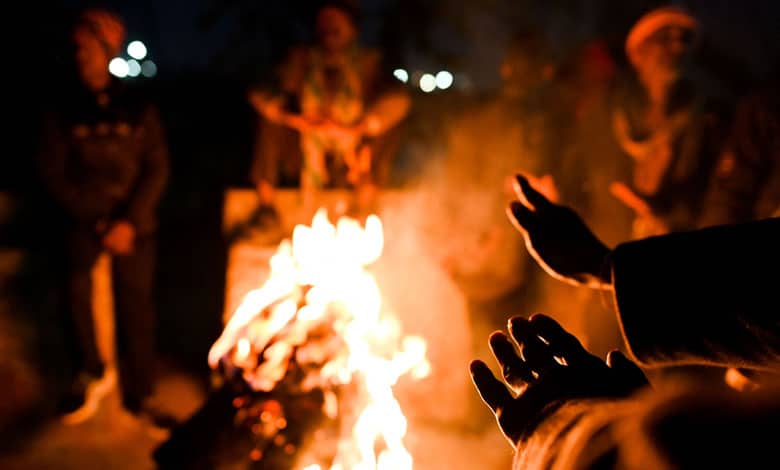 BONFIRE COLD WEATHER Rajendranagar in Telangana Records Minimum Temperature of 16°C: Meteorological Report