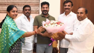 Four BRS MLAs meet Revanth Reddy