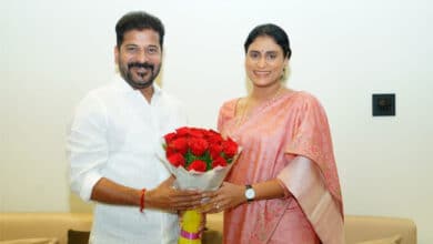 YS Sharmila invites CM Revanth for her son's wedding