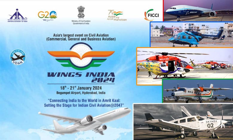 Wings India 2024 to kick start in Hyderabad tomorrow