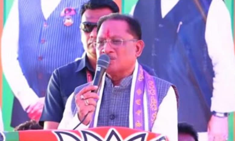 Chhattisgarh CM participates in BJP's Vijay Sankalp Yatra in Telangana