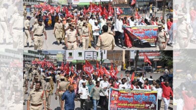 Massive Rally in Hyderabad Denounces BJP Government, Warns of Constitutional Crisis if Modi Re-elected