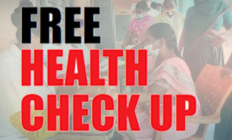 Free health camp at Mina Hospital