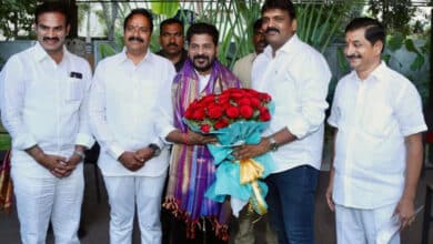 BRS leader, former mayor meets Revanth Reddy