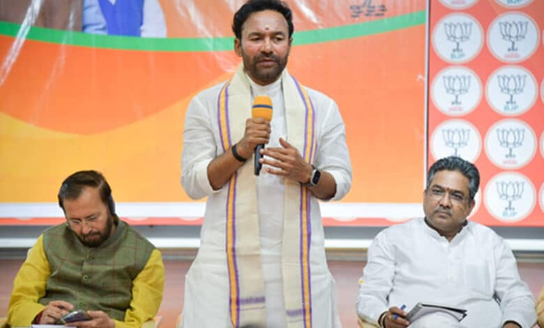 LS polls in Telangana to see direct fight between BJP, Congress: Kishan Reddy