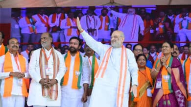 Amit Shah appeals to people of Telangana to give over 12 seats to BJP