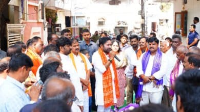 Kishan holds public meeting in Secunderabad