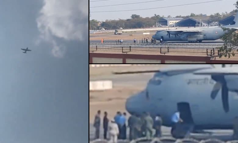 Air Scare: IAF Aircraft makes safe landing at Begumpet airport after technical snag