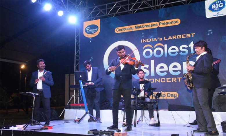 QOOLEST 2 Centuary Mattress hosts ‘India’s largest Qoolest Sleep Concert’, This World Sleep Day