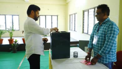 Telangana CM Revanth Reddy casts vote in MLC bypoll