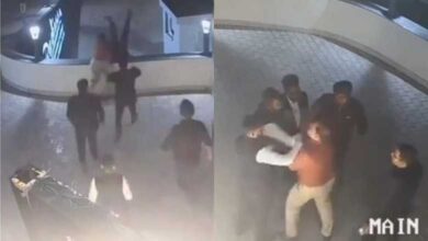 Drunk father-son duo push man off terrace of hotel