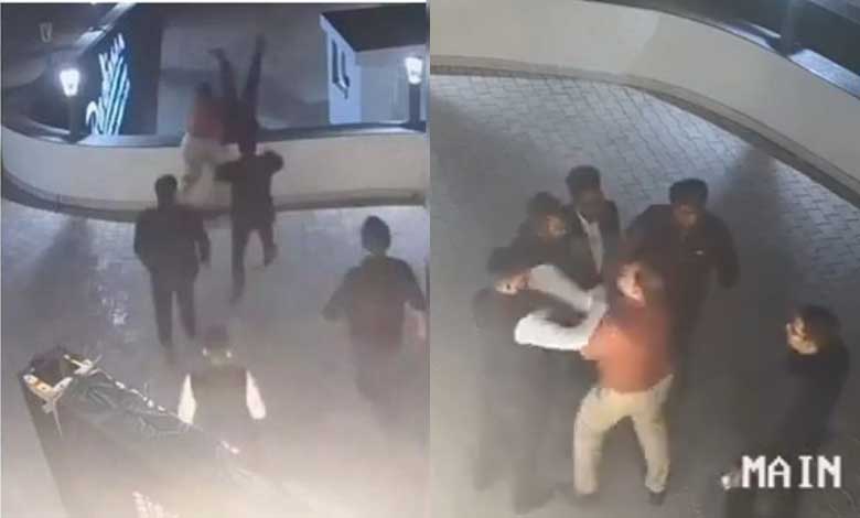 Drunk father-son duo push man off terrace of hotel