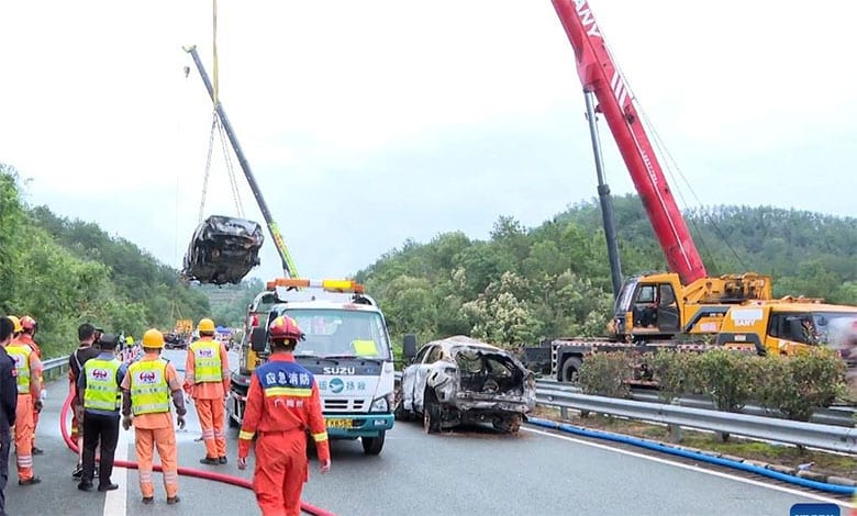 GUANGDONG ROAD COLLAPSE CHINA Death toll in China road collapse mounts to 48