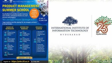 IIIT Hyderabad launches Product Management Summer School with PLF