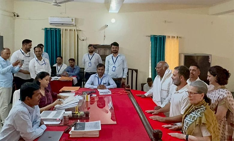 RAHUL GANDHI NOMINATION Rahul Gandhi files nomination from Raebareli