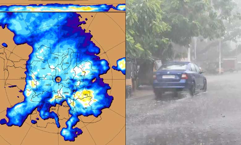 Hyderabad Rain: Heavy rains، strong winds gave relief to the citizens from the heat