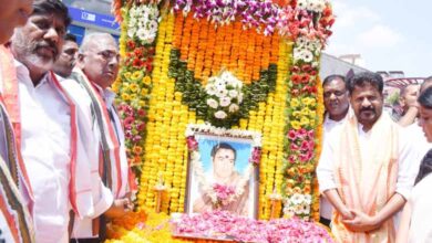 Telangana CM, Deputy CM pay tributes to Rajiv Gandhi