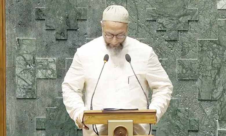 'Jai Palestine' slogan: Complaints demand President to disqualify Owaisi