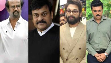 Rajinikanth, Chiranjeevi, Allu Arjun and Ram Charan pay tribute to Ramoji Rao