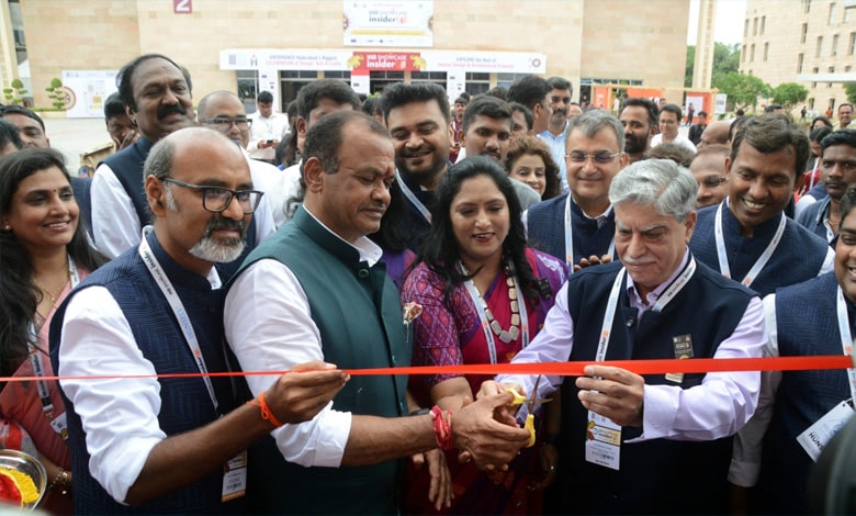 Telangana Minister Komatireddy Venkat Reddy Opens IIID Showcase Insider X 2024 at HITEX Hyderabad