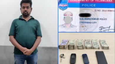 Hyderabad police arrest pseudo police officer for extorting money