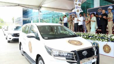 Hyderabad News | CM Revanth flags off new vehicles for Anti-Narcotics Bureau