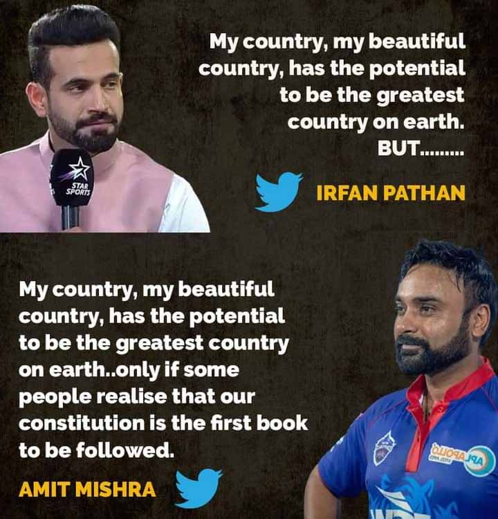 IRFAN2 1 "I Never Hug Him, Maintain My Distance": Amit Mishra on His 'Constitution' Argument with Irfan Pathan