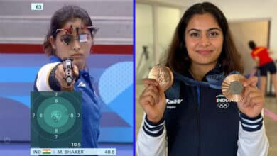 Manu becomes first Indian woman to clinch two medals at single Olympic Games edition