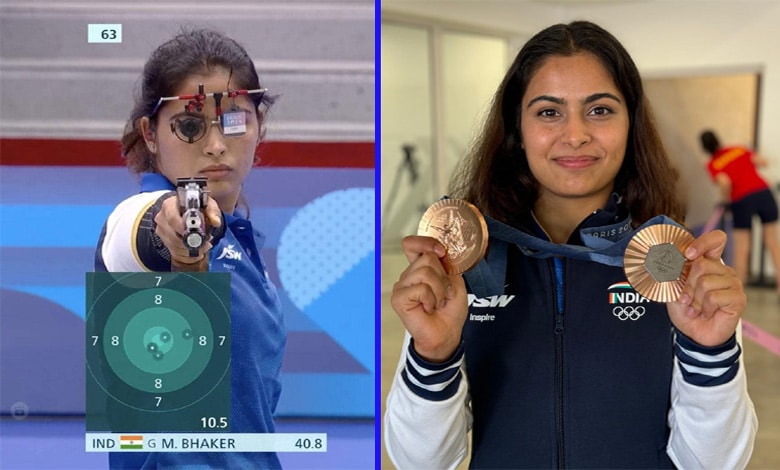 Manu becomes first Indian woman to clinch two medals at single Olympic Games edition