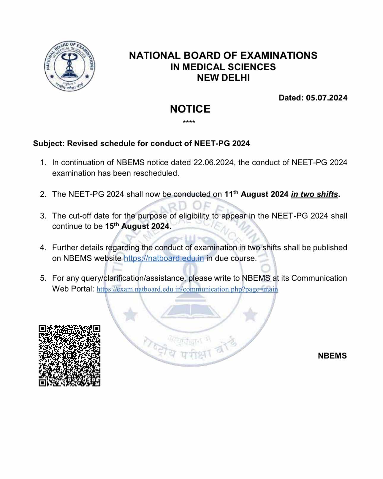 NEET PG EXAM New dates announced for NEET-PG 2024, exam to be held on this date