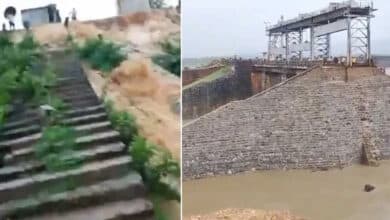 Breach in Peddavagu project inundates villages in Telangana, Andhra Pradesh