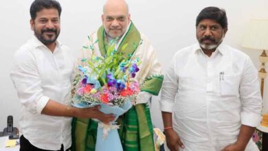 Telangana CM meets Home Minister Amit Shah