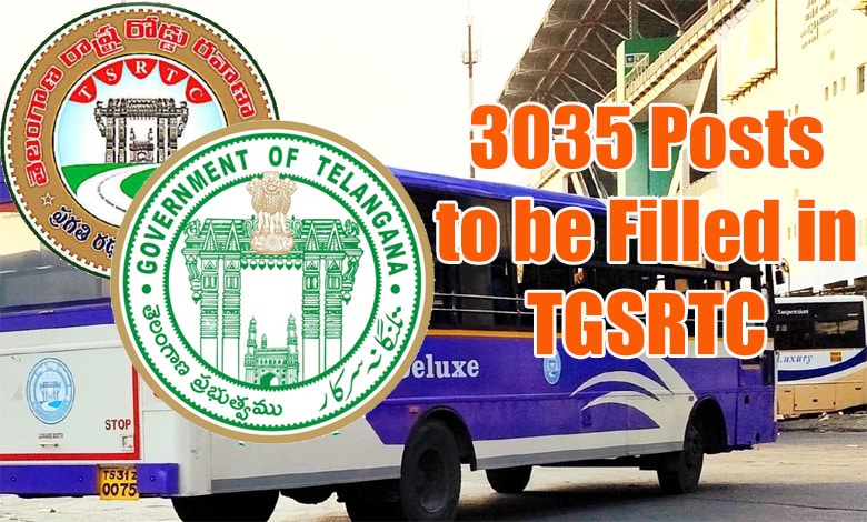 Telangana RTC News | Govt grants permission to Fill 3,035 Vacant Posts in TGSRTC