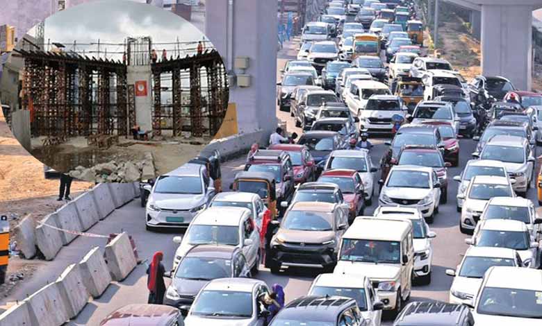 Hyderabad News | Traffic Restrictions in Amberpet Due to Flyover Construction