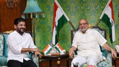 Telangana CM meets Governor CP Radhakrishnan