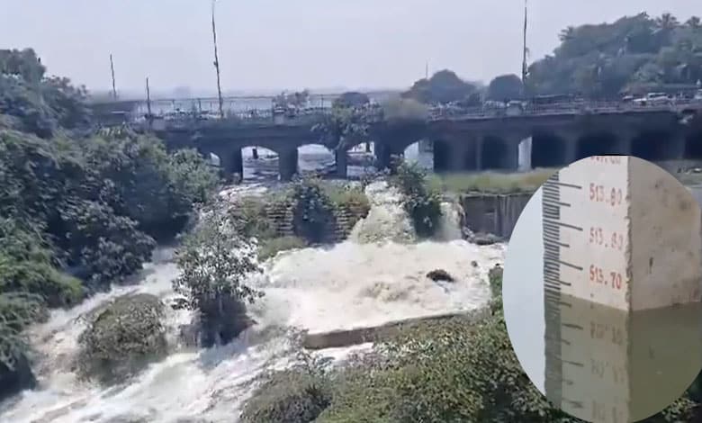 Hyderabad News | Hussain Sagar Lake Reaches Full Tank Level; Sluice Gates Lifted to 3.5 Feet: Video