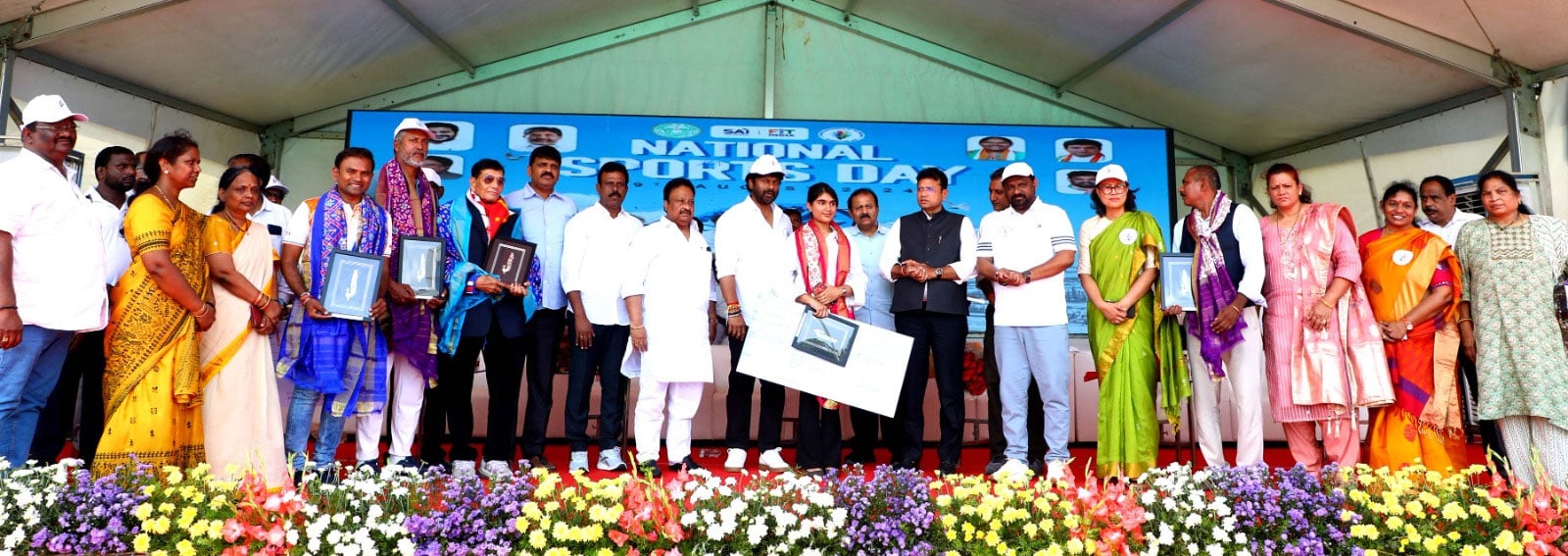 HYDERABAD2 1 Hyderabad News | National Sports Day Celebrations Held at Gachibowli Stadium