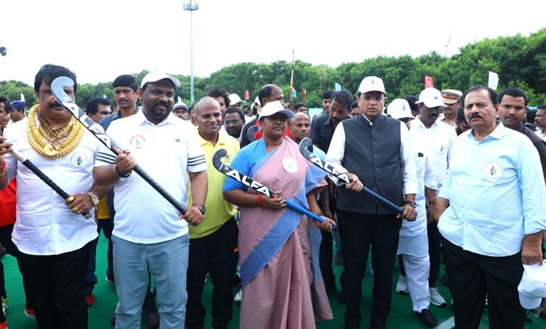 Hyderabad News | National Sports Day Celebrations Held at Gachibowli Stadium