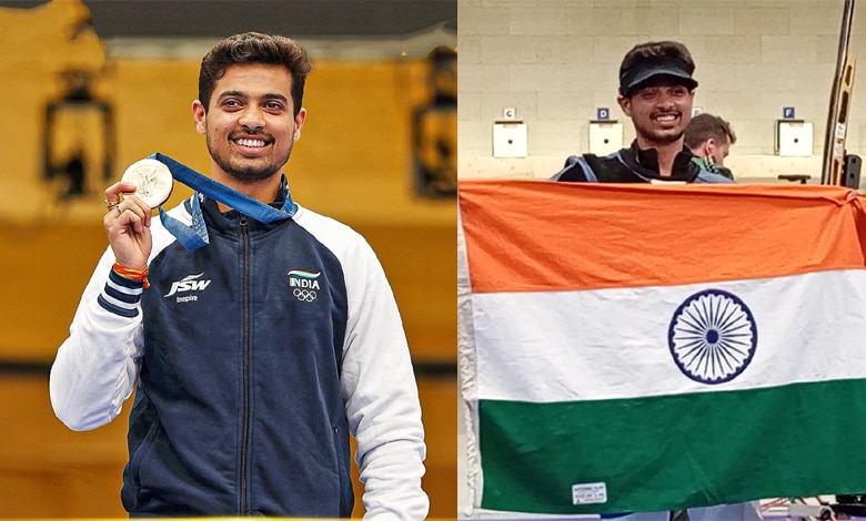 SWAPNIL KHUSALE India Wins Third Medal at Paris Olympics; Swapnil Kusale Secures Bronze in Men's 50m Rifle 3P Event