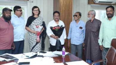 Hyderabad: Secretary Afsar Ahmed and Officials Greet Special Representative A.P. Jithender Reddy