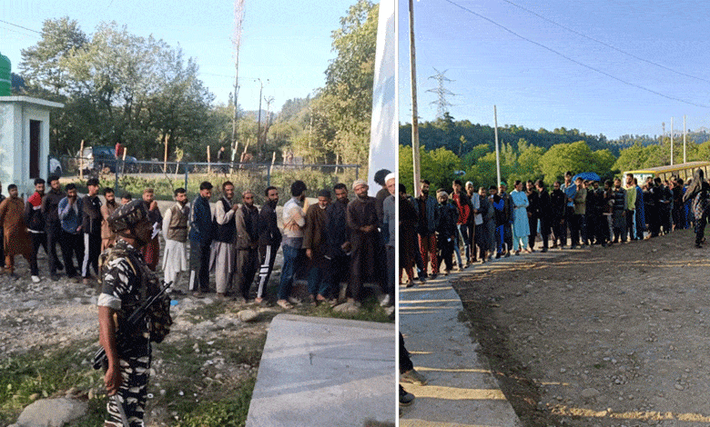 Voters throng booths in Jammu region in first assembly polls in J-K under UT status