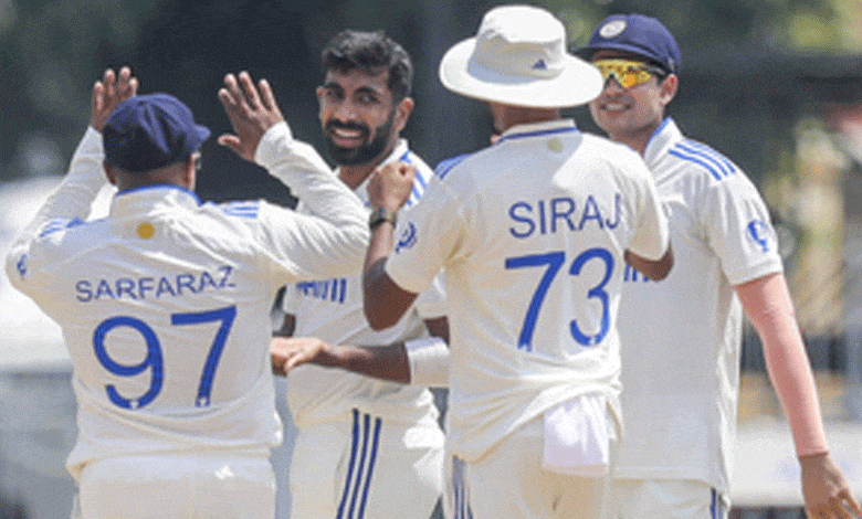 1st Test: Bumrah, Jadeja & Siraj strike as India reduce Bangladesh to 112/8