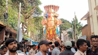 Shobayatra of Hyderabad’s 70-foot tall Ganesh idol underway