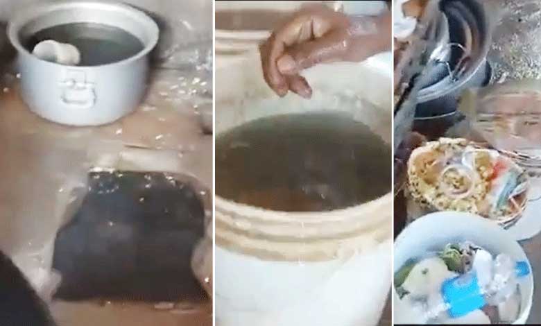 Hyderabad News | Yusufguda Hotel Faces Sanitation Scandal Over Use of Drainage Water for Washing Dishes